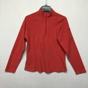 LL Bean Women 1/4 Zip Pullover Fleece Sweater Sweatshirt Size Small M117 -16